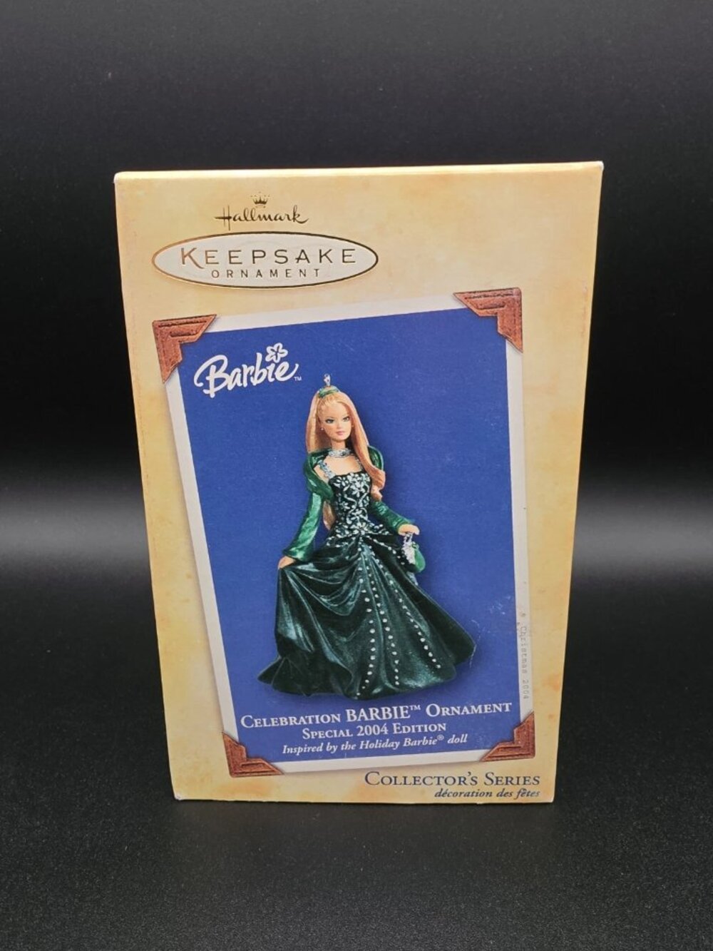 Vtg Hallmark Keepsake Barbie Celebration Ornament Collector's Series 2004 NIOB